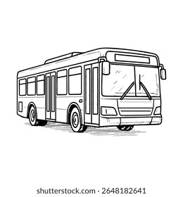 Vector del icono de la línea de autobús de la ciudad ​​bus sobre fondo blanco
Icono de línea de Vector sobre fondo blanco