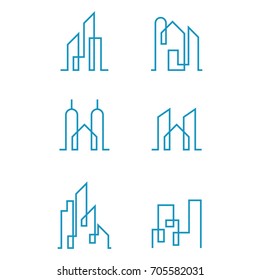 city line logo set