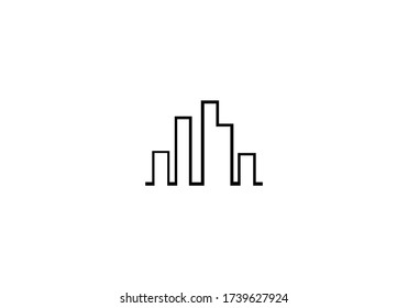 City Lineart Building Design Vector Stock Vector (Royalty Free ...