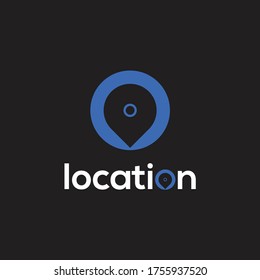 City locator design vector template.  Simple clean design Gps locator logo vector