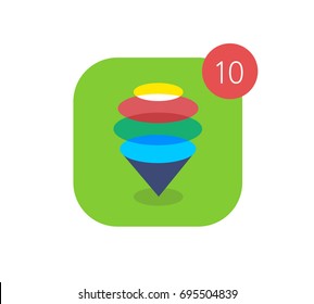 City locator design vector template. Pin maps symbol vector . Gps icon design vector. Simple clean design Gps locator logo vector.