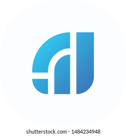 City logo, abstract flat icon vector design. Great for mobile app, web design, print materials, etc.