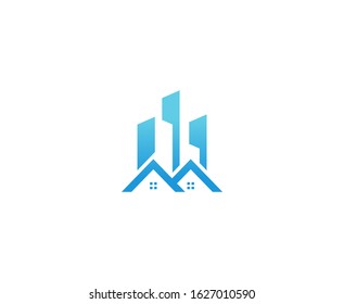 City logo building house vector 