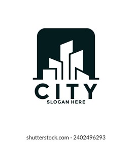 City Logo design, City Modern Skyline Vector logo Template