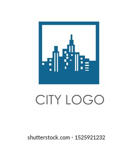 CITY LOGO DESIGN TEMPLATE, EDITABLE VECTOR