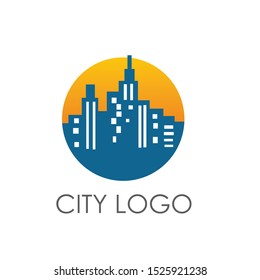 CITY LOGO DESIGN TEMPLATE, EDITABLE VECTOR