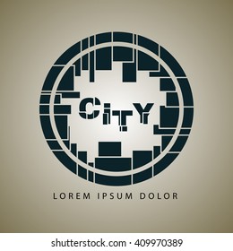 City Logotype Element EPS 10