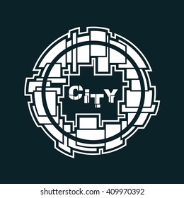 City Logotype Element. EPS 8