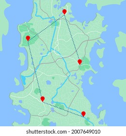 city map for any kind of digital info graphics and print publication.