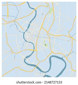 city map for any kind of digital info graphics and print publication.
