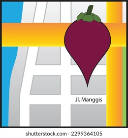 City map for any kind of digital info graphics and print publication. GPS map simple.