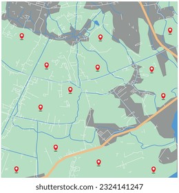 city map for any kind of digital info graphics and print publication.
