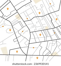 city map for any kind of digital info graphics and print publication.
