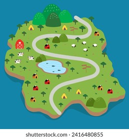 city map for any kind of digital info graphics and print publication.
