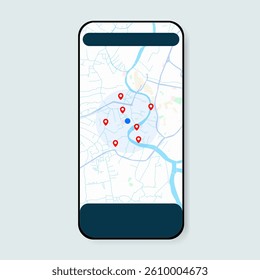 city map for any kind of digital info graphics and print publication.
