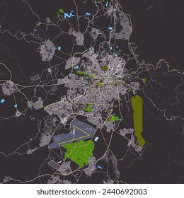 City map of Asmara, Eritrea