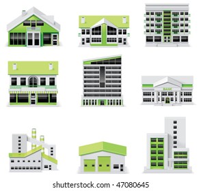 City map creation kit (DIY). Part 1. Buildings