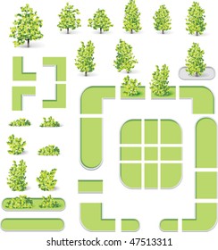 Stadtplan-Erstellungskit (DIY). Teil 10. Parks und Rasenflächen