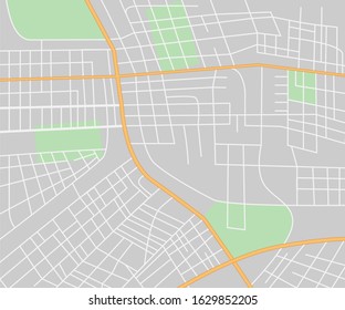 City map. Geography vector illustration. Street map.
