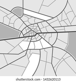 City map gps navigation street route