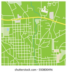 City Map Illustration