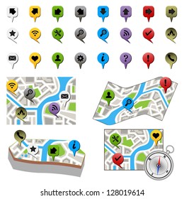 city map with labels