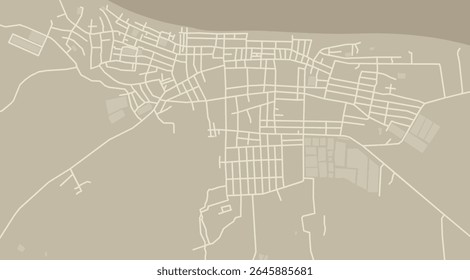 
Mapa da cidade. Esquema de linha de estradas. Ruas da cidade no plano. Região de Irrawaddy arquitetônica de fundo. Ambiente urbano, fundo arquitetônico. Vetor