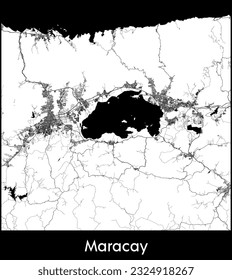 City Map Maracay Venezuela South America vector illustration