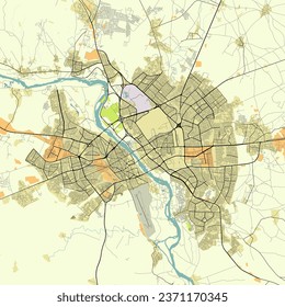 City map of Mosul Iraq