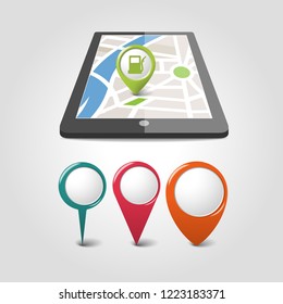 City map navigation on smartphone