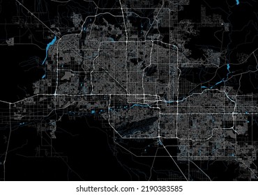 City map Phoenix, , Arizona, United States