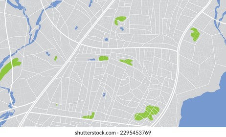 Mapa de la ciudad. Vista superior del mapa urbano nocturno. Calle y autopista con sub-hoja de ruta. Calle de la ciudad 