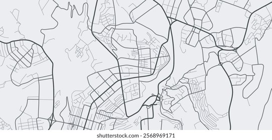 City map. Town streets. Downtown gps navigation plan. Abstract transportation scheme. Drawing scheme town, white line road on gray background. Urban pattern texture. Vector