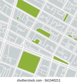 City Map. Vector Illustration 