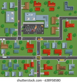 city map vector illustration