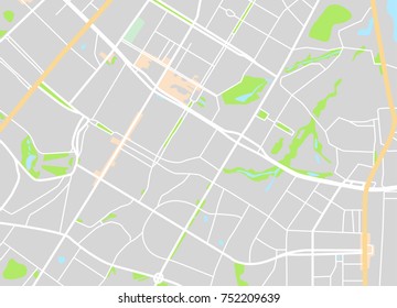 city map. Vector illustration