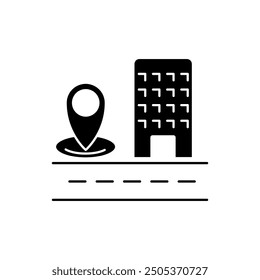 city maps concept line icon. Simple element illustration. city maps concept outline symbol design.