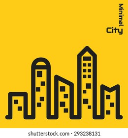 city minimal concept