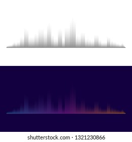 City Modern Abstract Halftone Dots Background