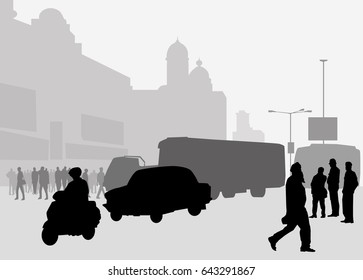 City Morning - Vector