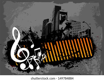 City music background