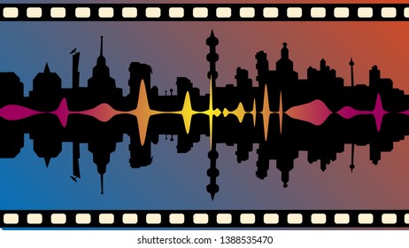 city ​​of music, city of reflection