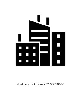 city new icon simple vector