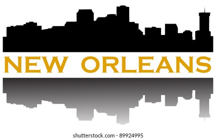 City of New Orleans high rise skyline