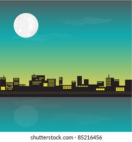 City in the night