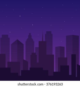 City night landscape