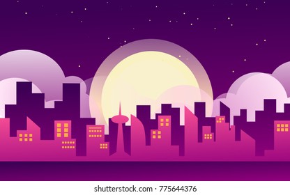 city night landscape