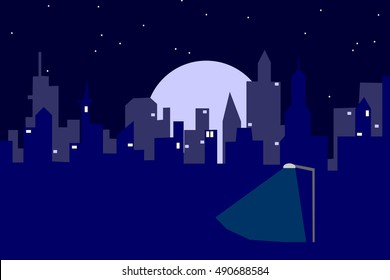 City night and light Lantern