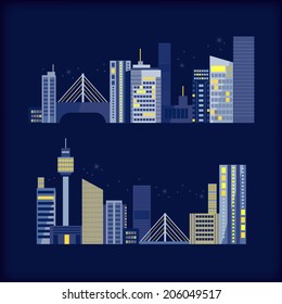 City / Night Scene