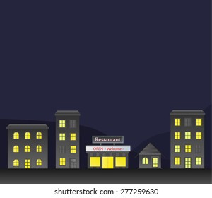 City Night Vector